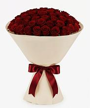 Букет 101 Бордовая роза Блэк Бакарра в Мамадыш