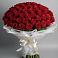 Букет 101 Красная роза Блэк Мэджик в Мамадыш