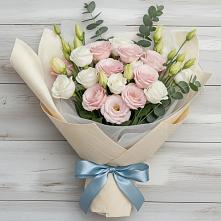 Букет цветов из:  Лизиантусы в Мамадыш