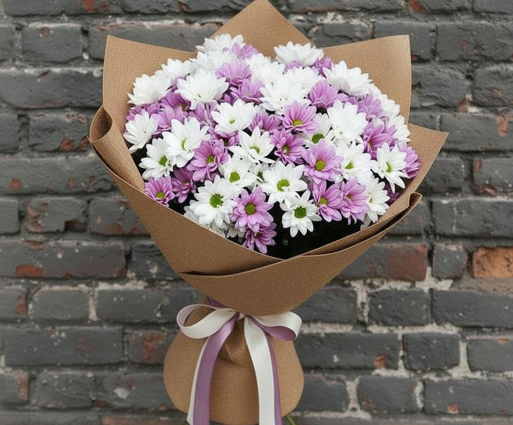 Букет цветов из: Хризантемы в Мамадыш