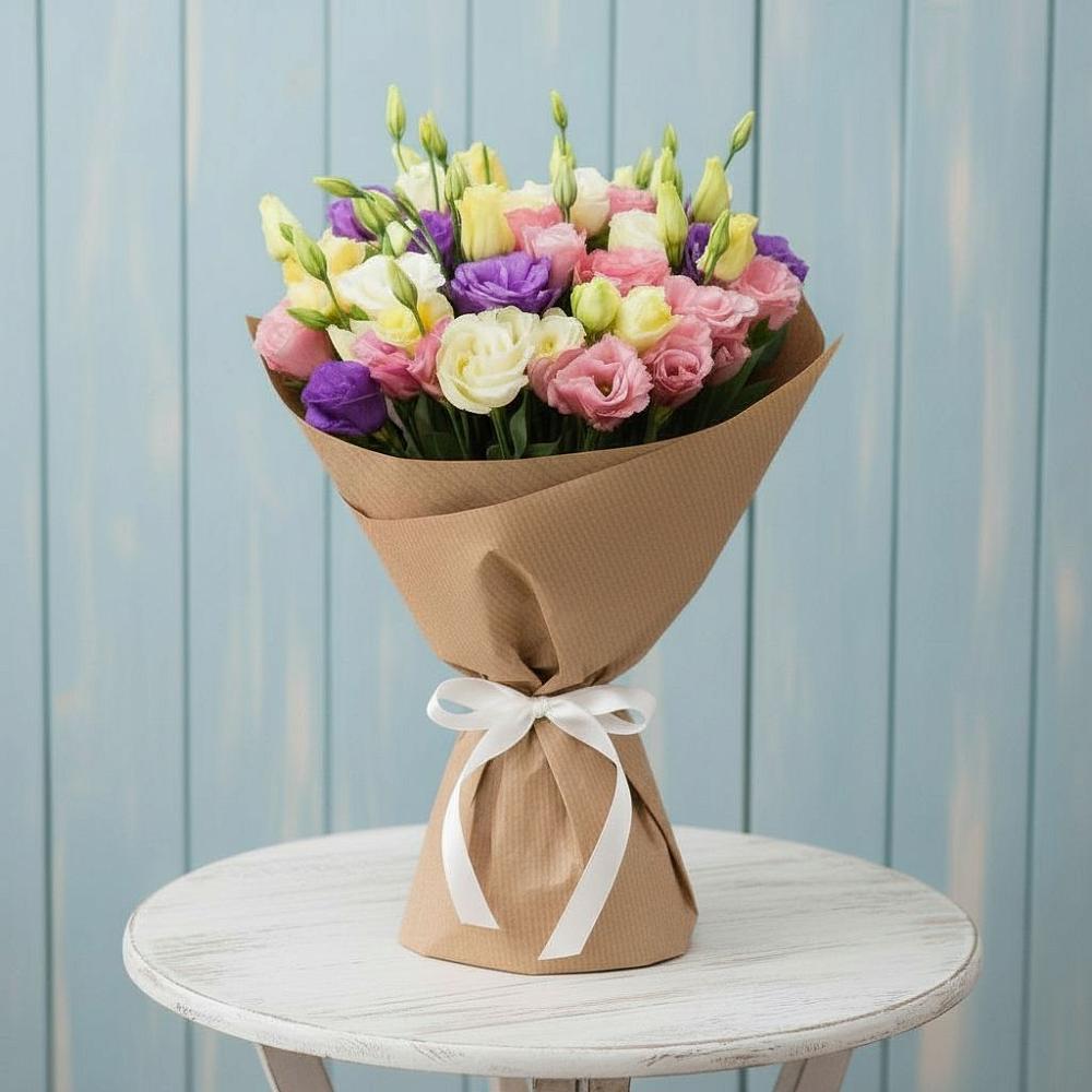 Букет цветов из: Лизиантусы в Мамадыш