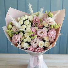 Букет цветов из:  Альстромерии и Розы в Мамадыш