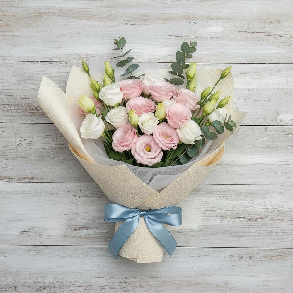 Букет цветов из: Лизиантусы в Мамадыш